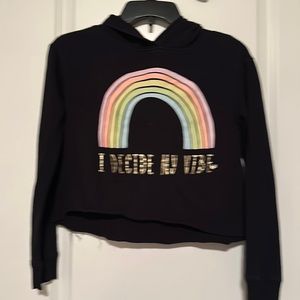 Crop top hoodie